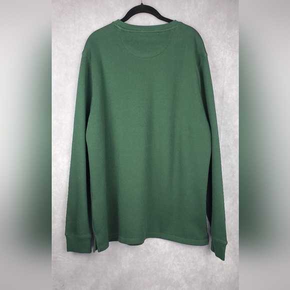 Men’s Legendary Green Long Sleeve Top Warm t-shirt Size L - Picture 5 of 10
